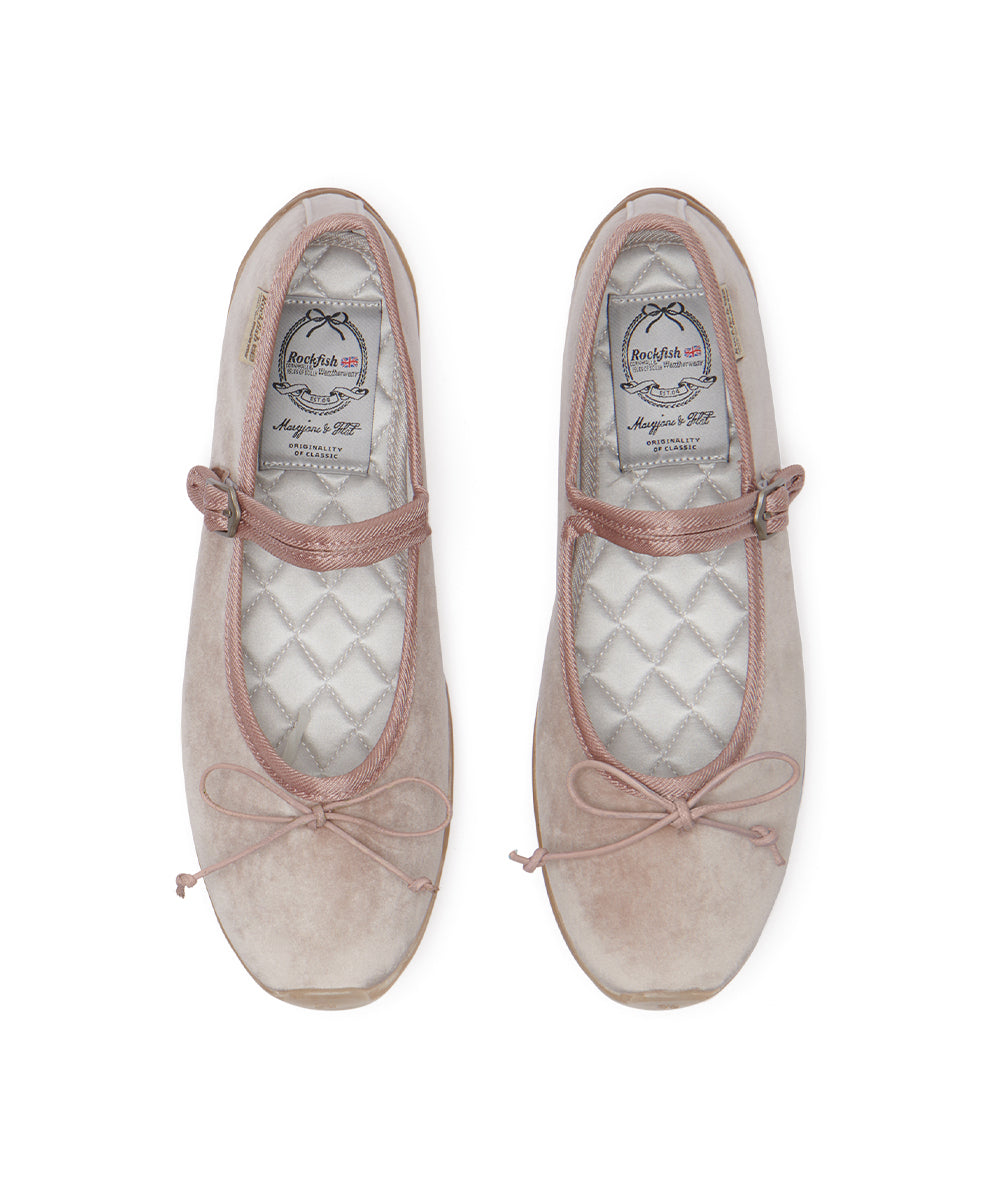 BELLA MARYJANES(PEBBLE SOLE) - PINK UK3.5(230)