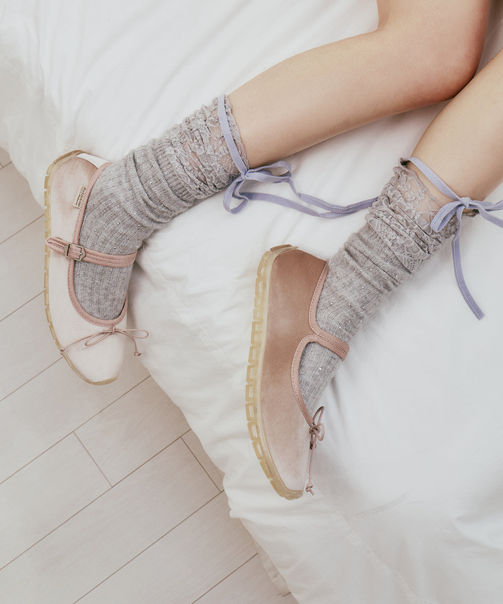 BELLA MARYJANES(PEBBLE SOLE) - PINK UK3.5(230)