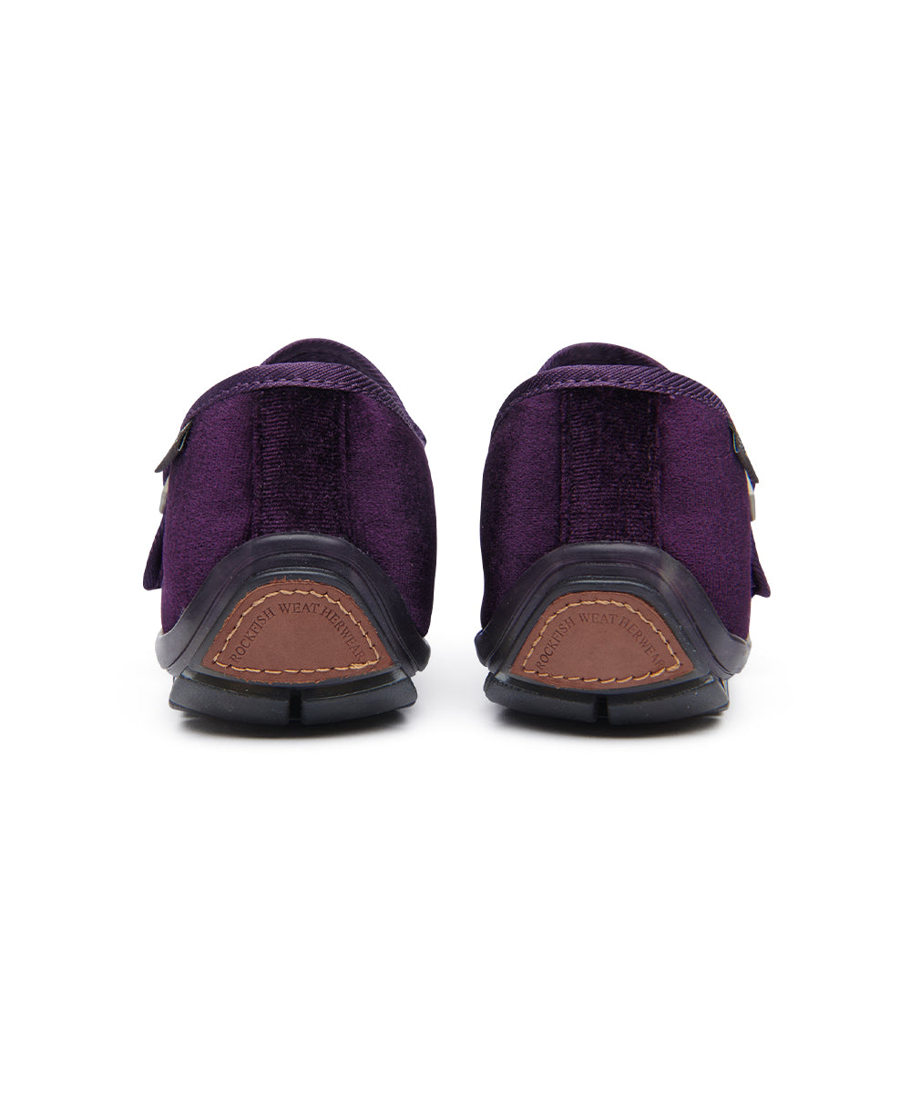 BELLA MARYJANES(PEBBLE SOLE) - PURPLE UK3.5(230)