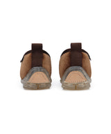 BELLA CROSS BANDING FLATS(PEBBLE SOLE) - BROWN