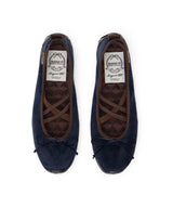 BELLA CROSS BANDING FLATS(PEBBLE SOLE) - NAVY