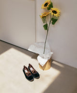BELLA CROSS BANDING FLATS(PEBBLE SOLE) - NAVY