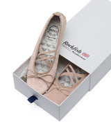 BELLA CROSS BANDING FLATS(PEBBLE SOLE) - PINK