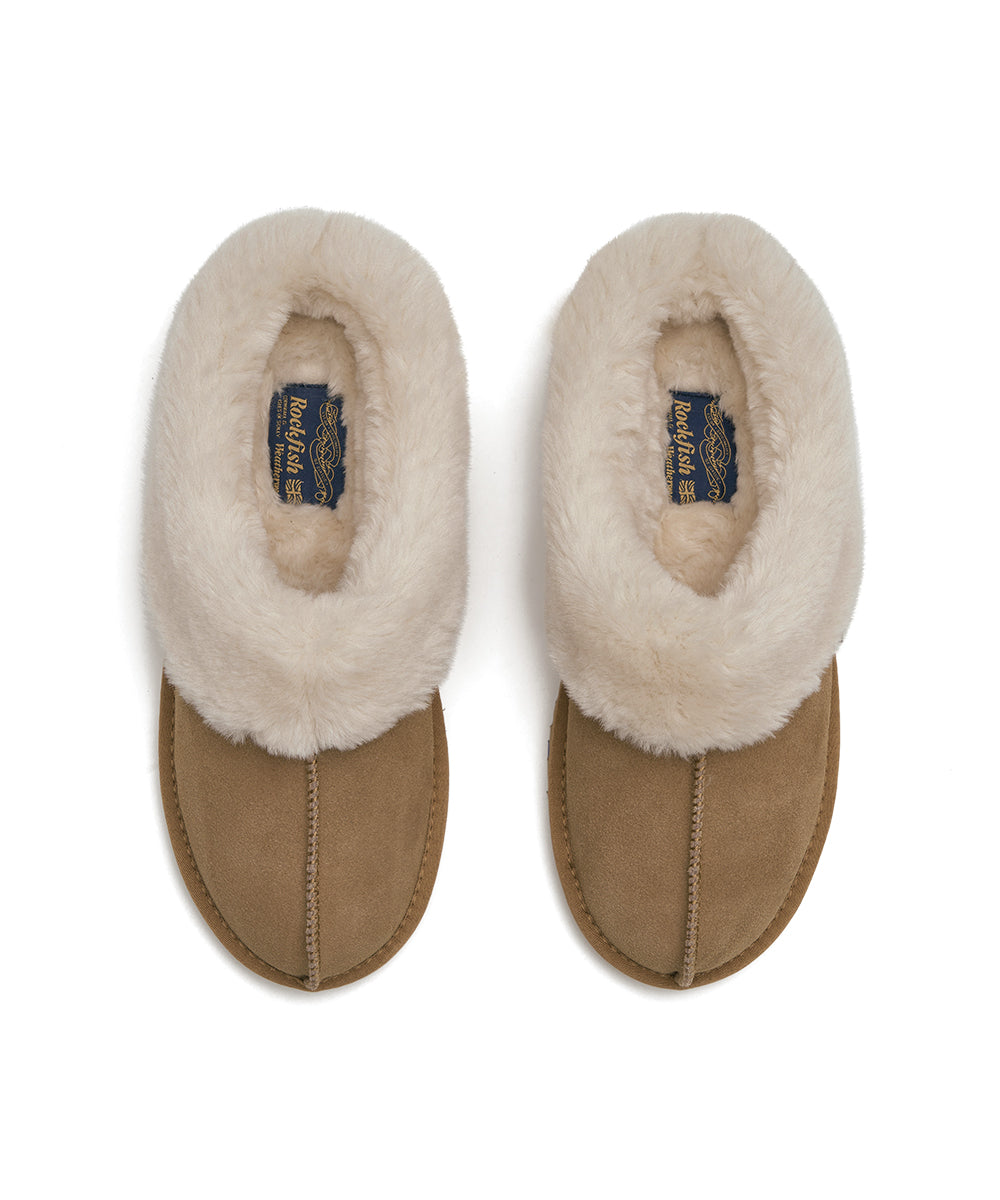 ORIGINAL WINTER FUR MULES - CHESTNUT UK3.5(230)