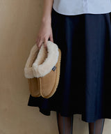 ORIGINAL WINTER FUR MULES - CHESTNUT