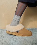 ORIGINAL WINTER FUR MULES - CHESTNUT