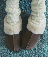 ORIGINAL WINTER FUR MULES - COCOA