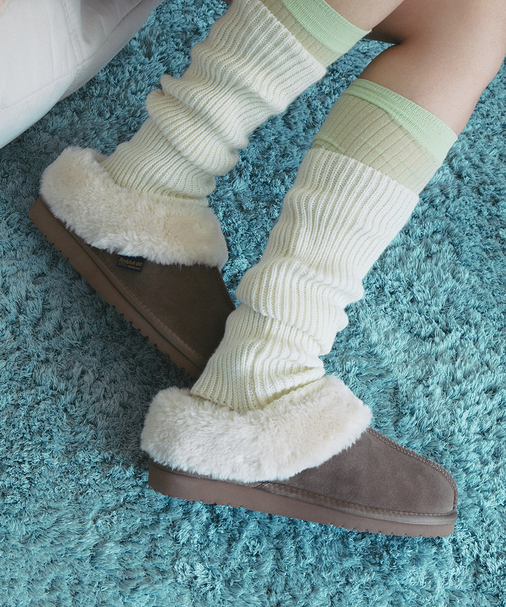 ORIGINAL WINTER FUR MULES - COCOA UK3.5(230)