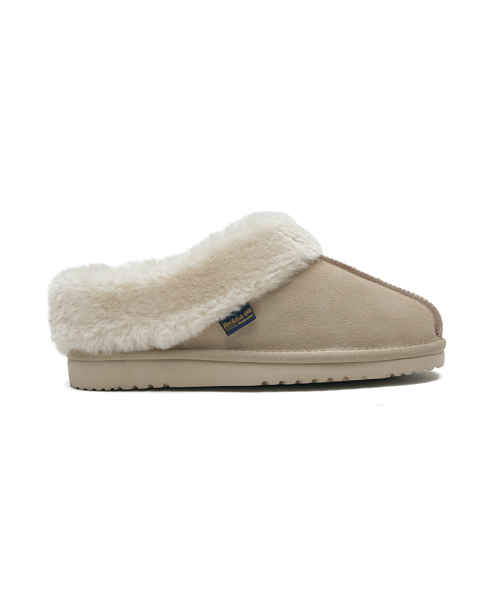 ORIGINAL WINTER FUR MULES - SAND UK3.5(230)