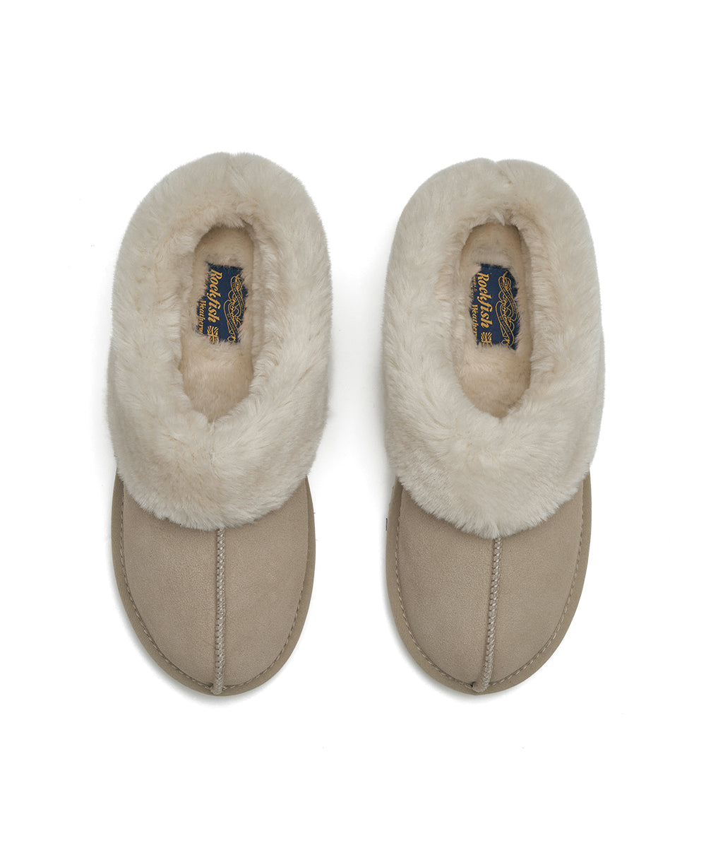 ORIGINAL WINTER FUR MULES - SAND UK3.5(230)