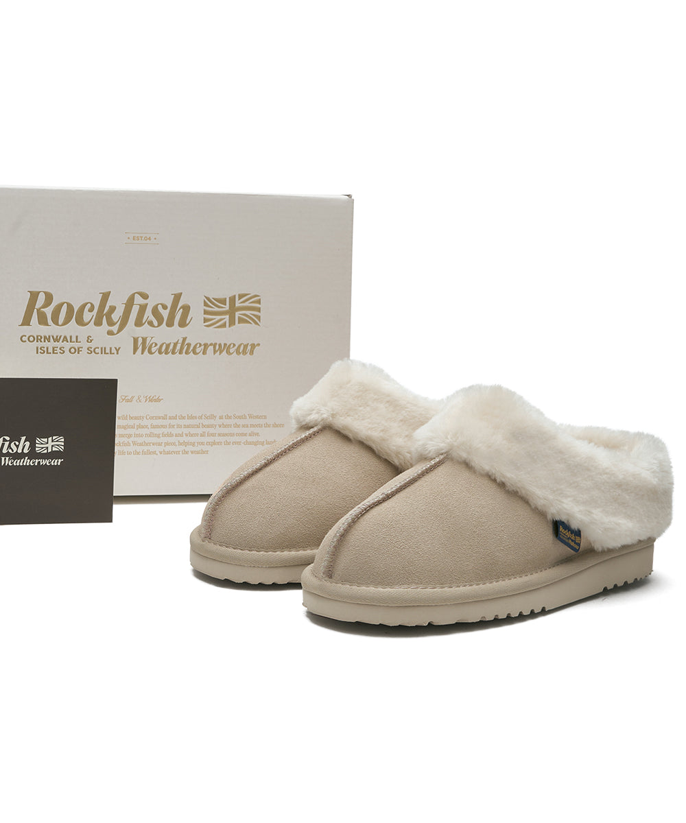ORIGINAL WINTER FUR MULES - SAND UK3.5(230)