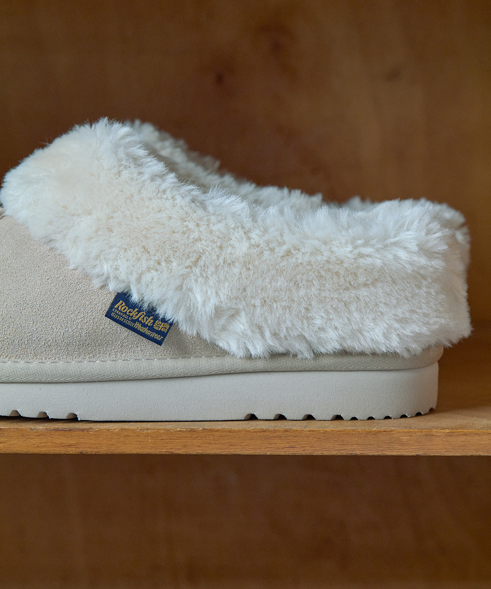 ORIGINAL WINTER FUR MULES - SAND UK3.5(230)