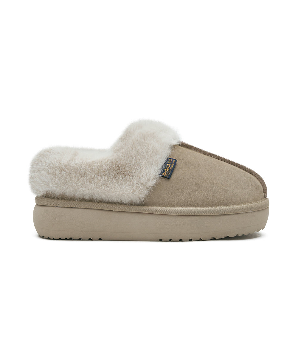 CLOUDY FLATFORM FUR MULES - SAND UK3.5(230)