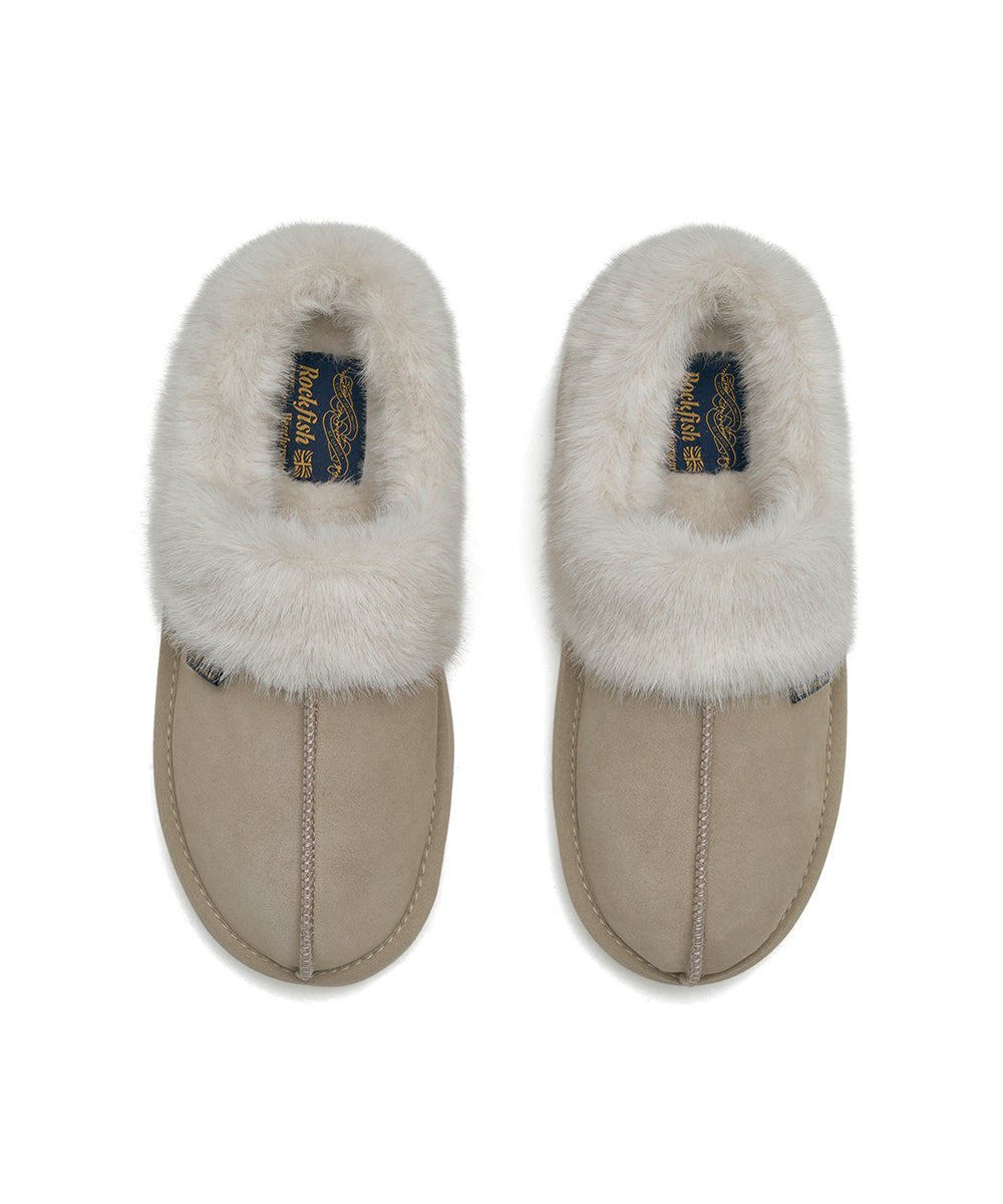 CLOUDY FLATFORM FUR MULES - SAND UK3.5(230)