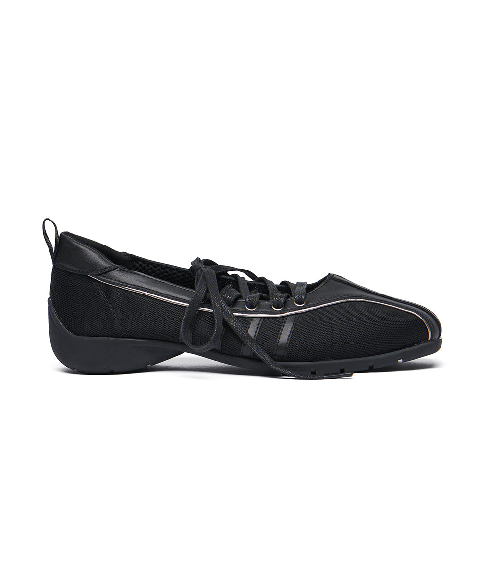 [ROCKFISH N] BLISS LACEUP SNEAKERS - BLACK UK3.5(230)