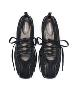 [NODE] BLISS LACEUP SNEAKERS - BLACK