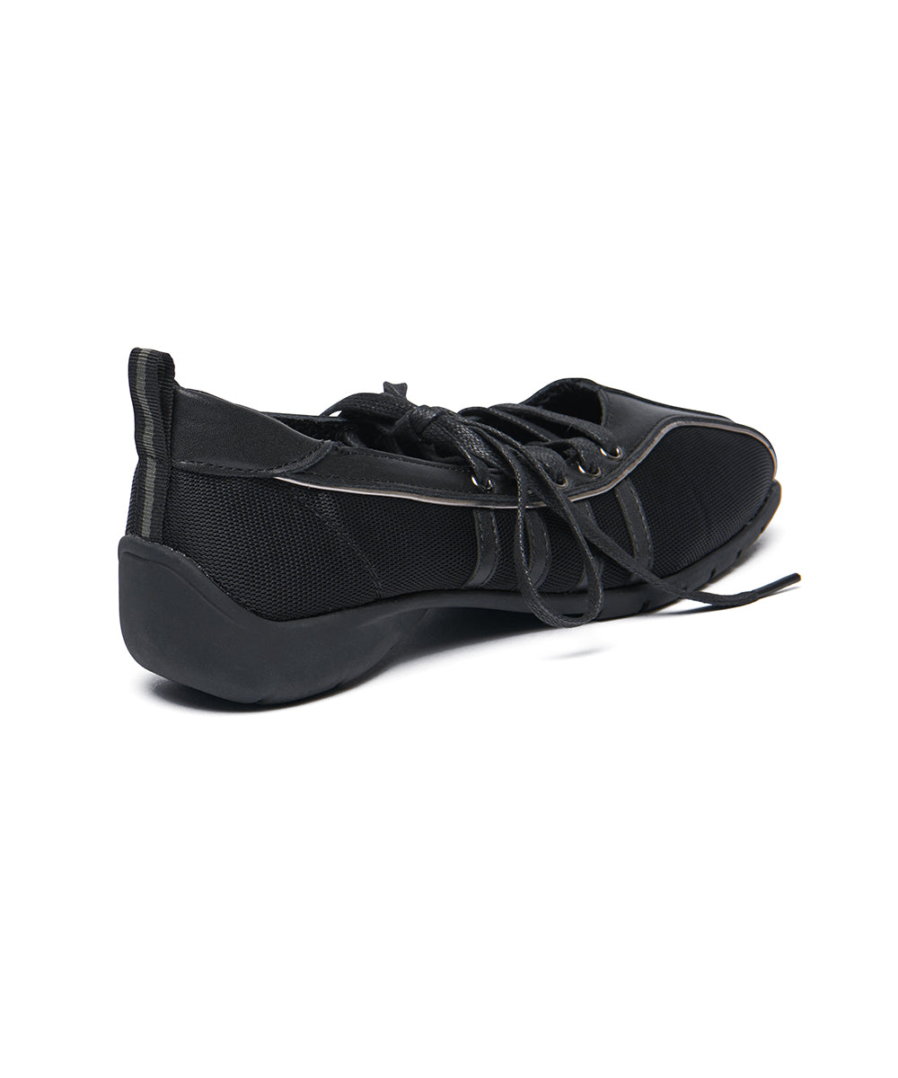 [ROCKFISH N] BLISS LACEUP SNEAKERS - BLACK UK3.5(230)