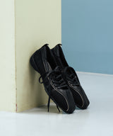 [NODE] BLISS LACEUP SNEAKERS - BLACK