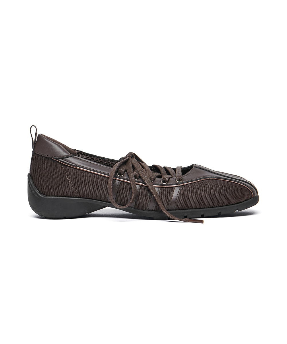 [ROCKFISH N] BLISS LACEUP SNEAKERS - CHOCO UK3.5(230)
