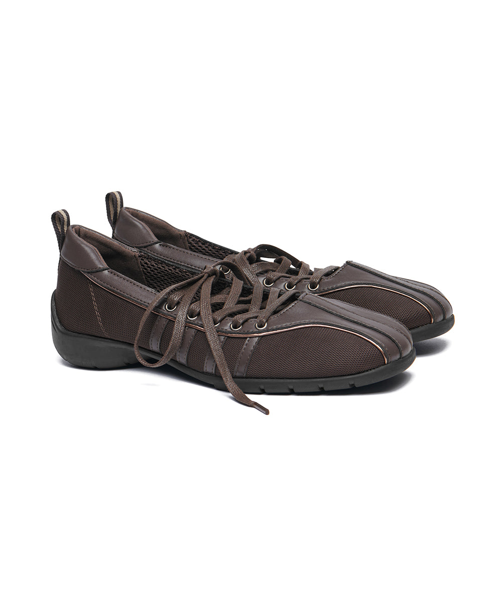 [ROCKFISH N] BLISS LACEUP SNEAKERS - CHOCO UK3.5(230)