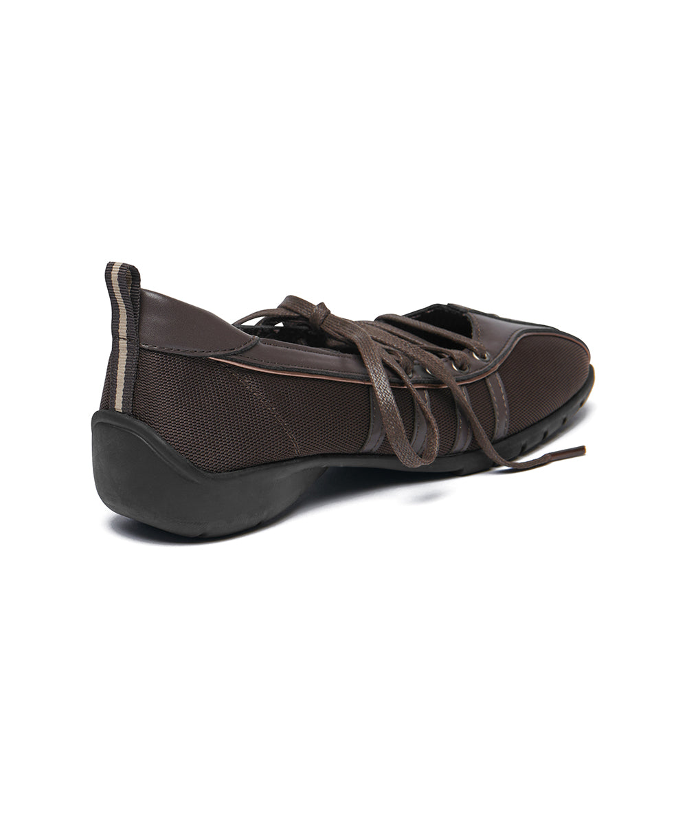 [ROCKFISH N] BLISS LACEUP SNEAKERS - CHOCO UK3.5(230)