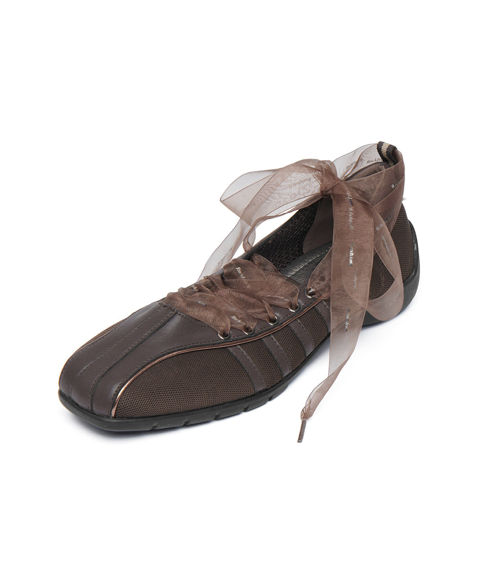 [ROCKFISH N] BLISS LACEUP SNEAKERS - CHOCO UK3.5(230)