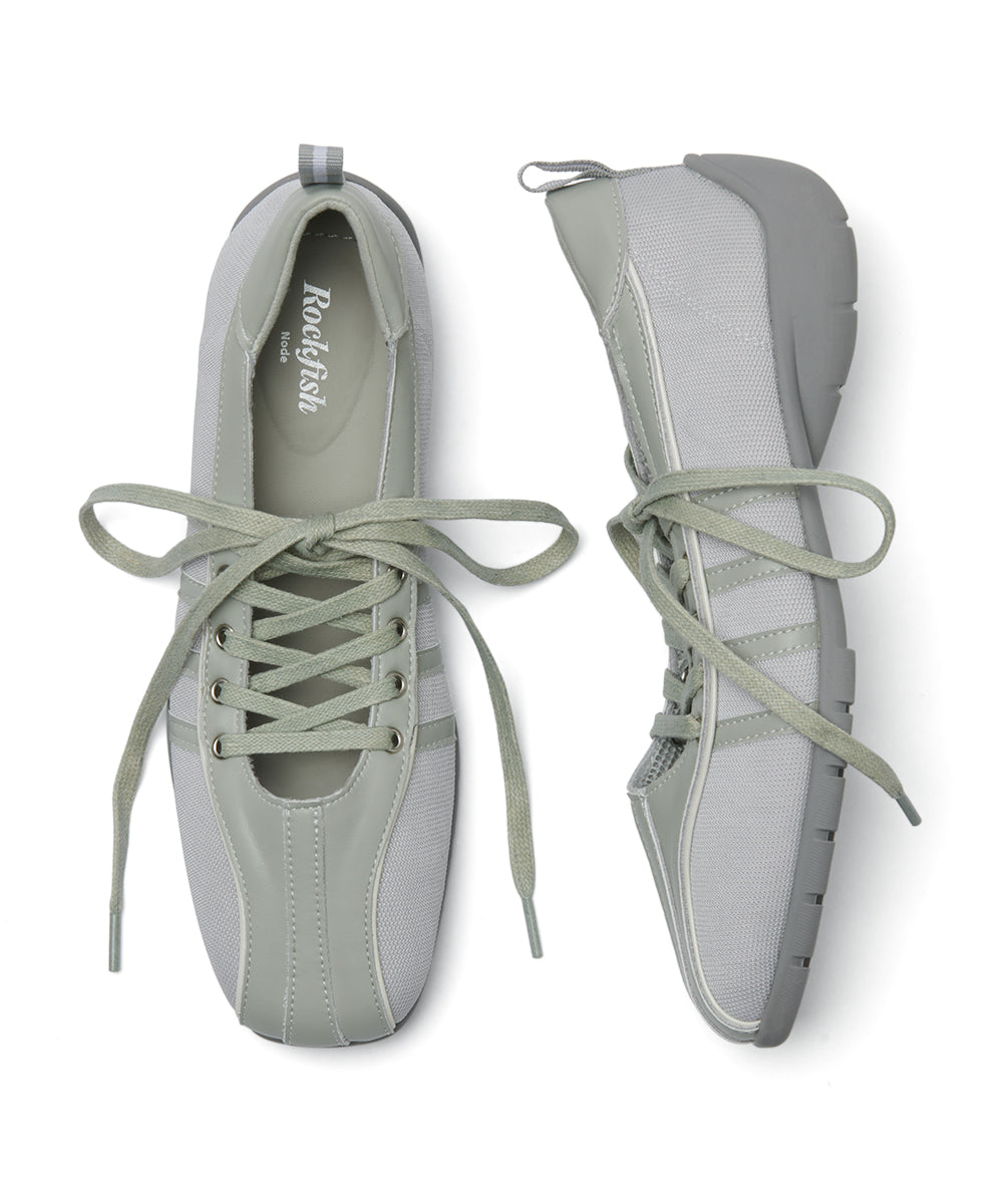 BLISS LACEUP SENAEKRS - SAGE GREEN UK3.5(230)