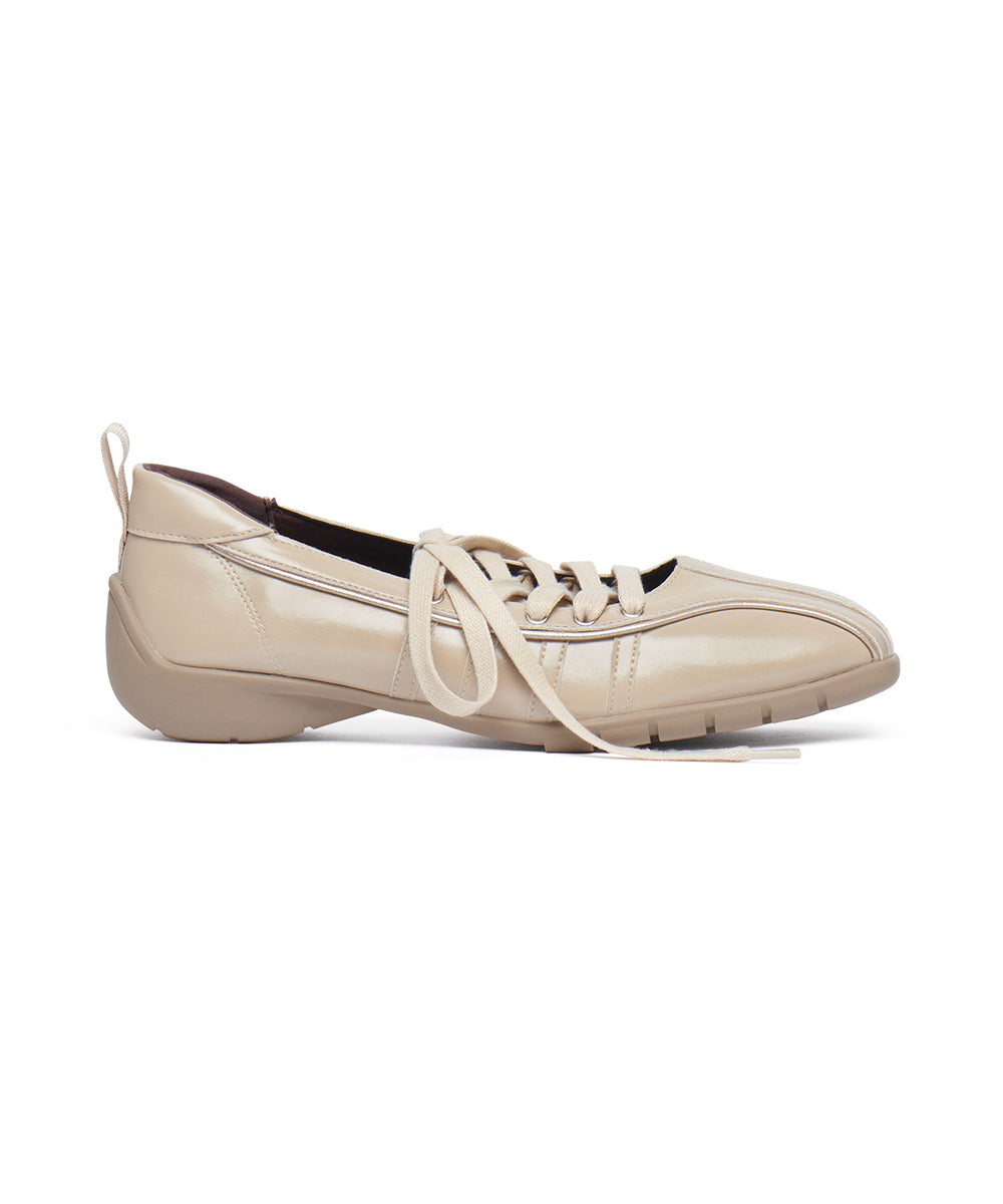 [ROCKFISH N] BLISS LACEUP SNEAKERS V2 - BEIGE UK3.5(230)