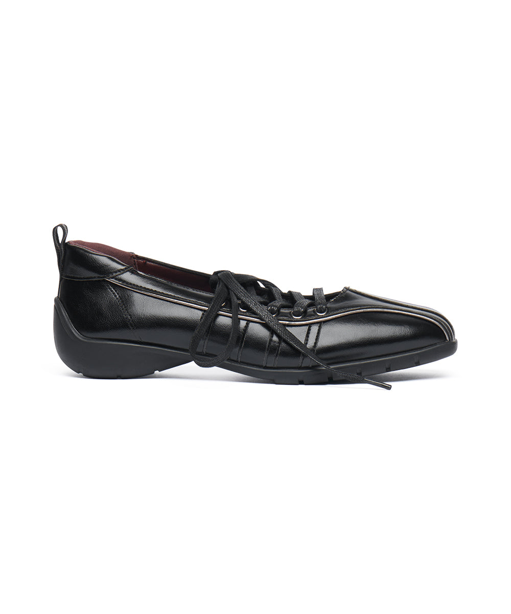 [ROCKFISH N] BLISS LACEUP SNEAKERS V2 - BLACK UK3.5(230)