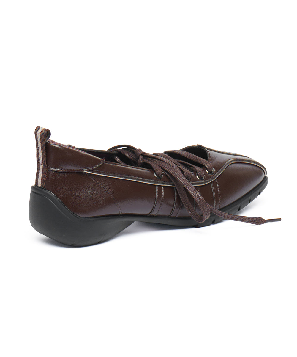 [ROCKFISH N] BLISS LACEUP SNEAKERS V2 - BROWN UK3.5(230)
