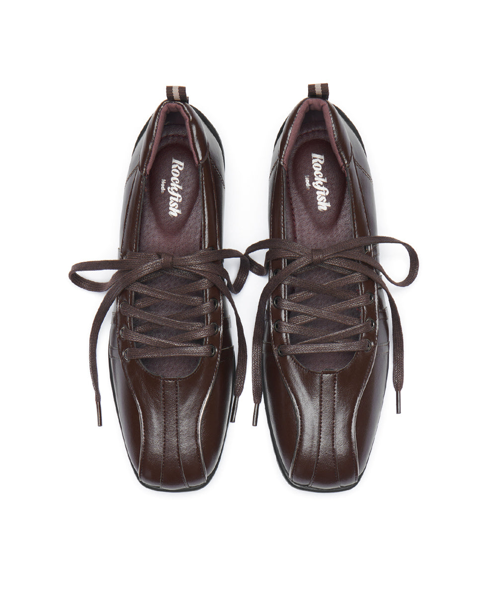 [ROCKFISH N] BLISS LACEUP SNEAKERS V2 - BROWN UK3.5(230)
