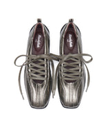 [NODE] BLISS LACEUP SNEAKERS V2 - DARK SILVER