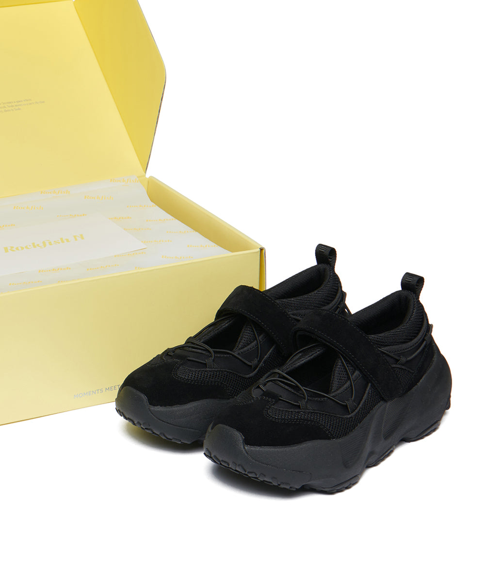 BRYN VELCRO SENAKERS V2 - BLACK UK3.5(230)