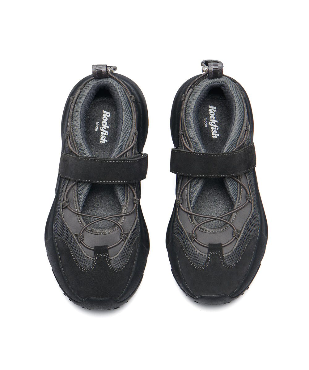 BRYN VELCRO SENAKERS V2 - CHARCOAL UK3.5(230)