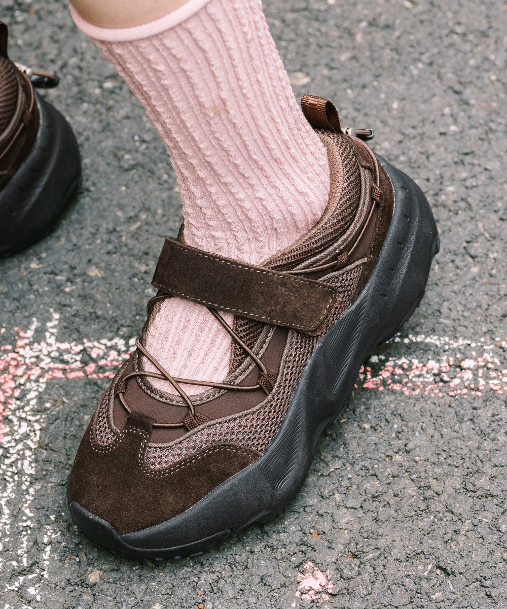 BRYN VELCRO SENAKERS V2 - CHOCO UK4(235)
