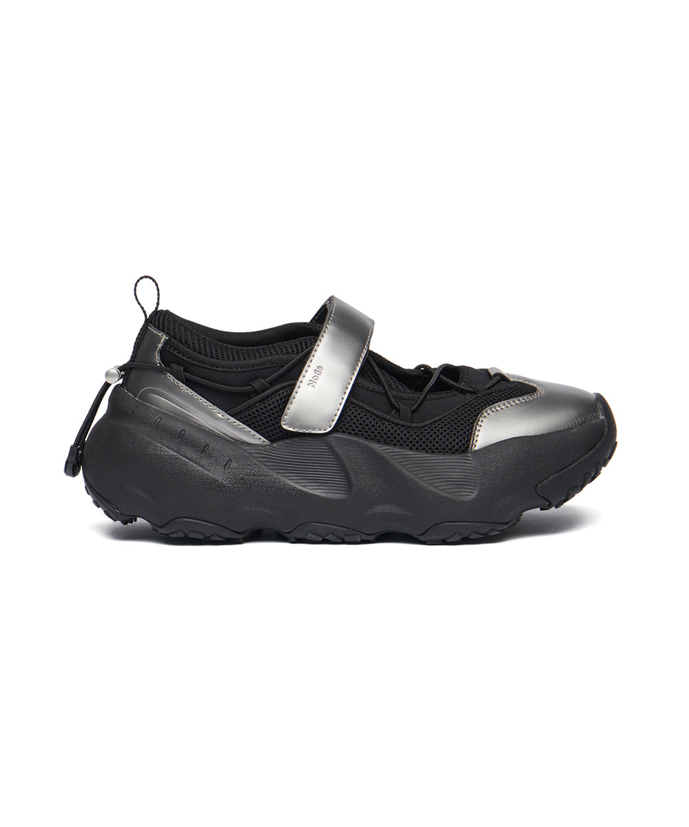 BRYN VELCRO SENAKERS V2 - DARK SILVER UK3.5(230)