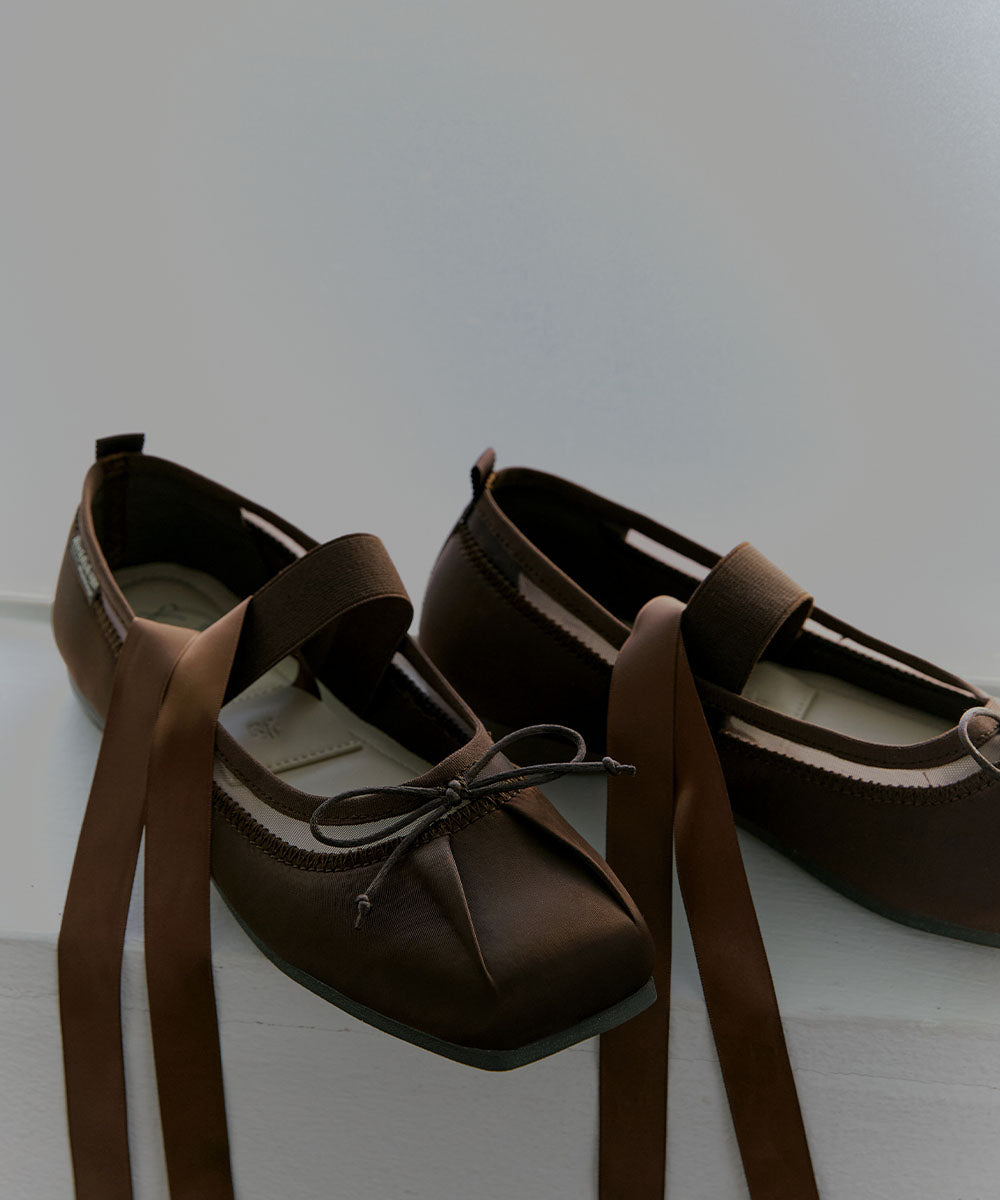 TULE MARYJANE - BROWN UK3.5(230)