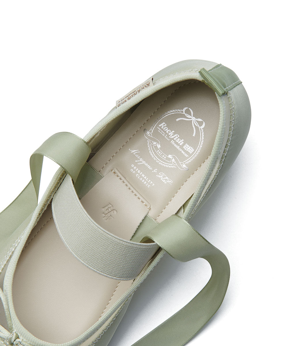 TULE MARYJANE - SAGE GREEN UK3.5(230)