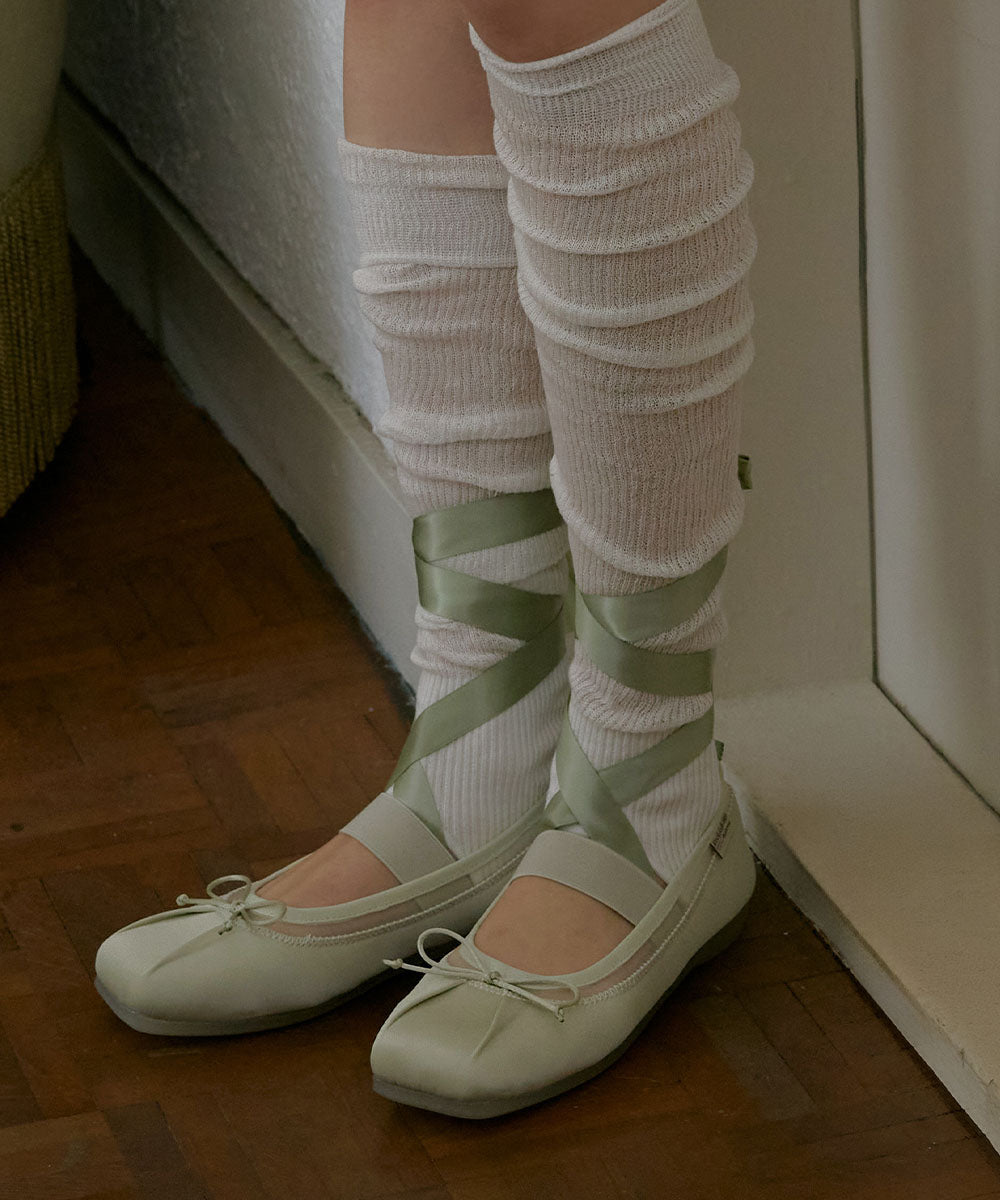 TULE MARYJANE - SAGE GREEN UK3.5(230)