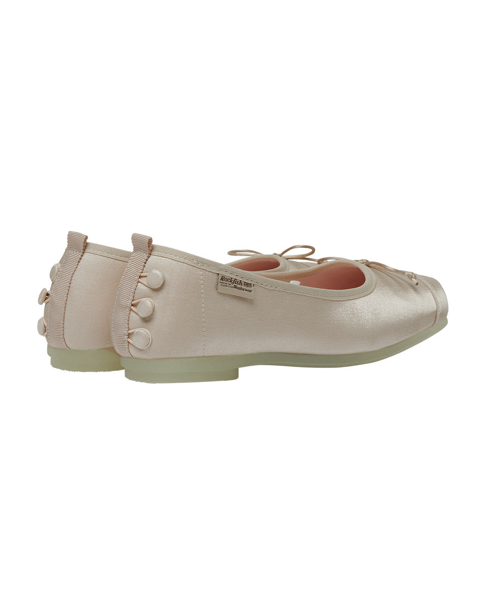 TOE CAP BALLET FLATS - BEIGE UK3.5(230)