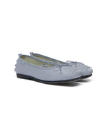 TOE CAP BALLET FLATS - BLUE