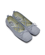 TOE CAP BALLET FLATS - BLUE