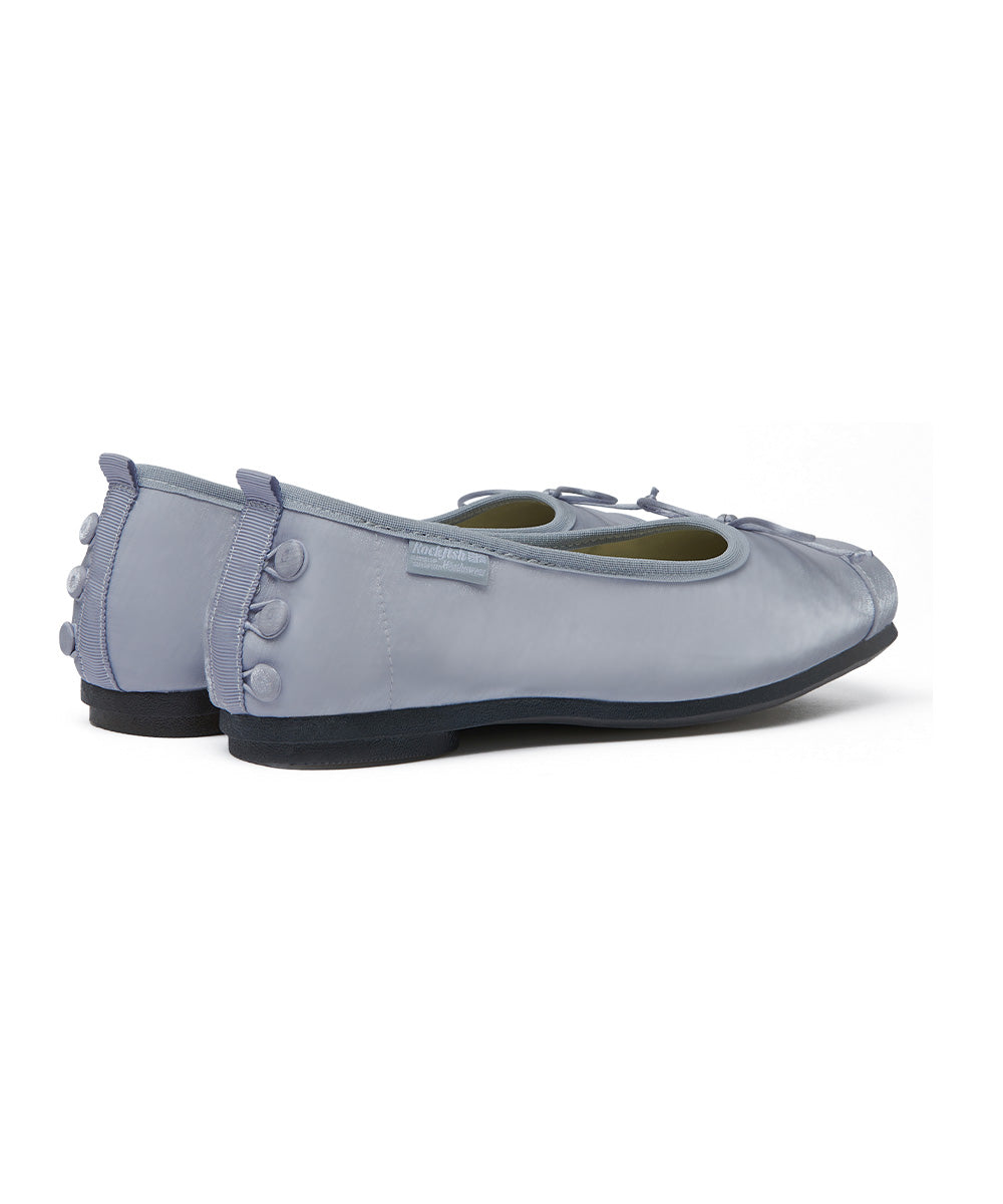 TOE CAP BALLET FLATS - BLUE UK3.5(230)