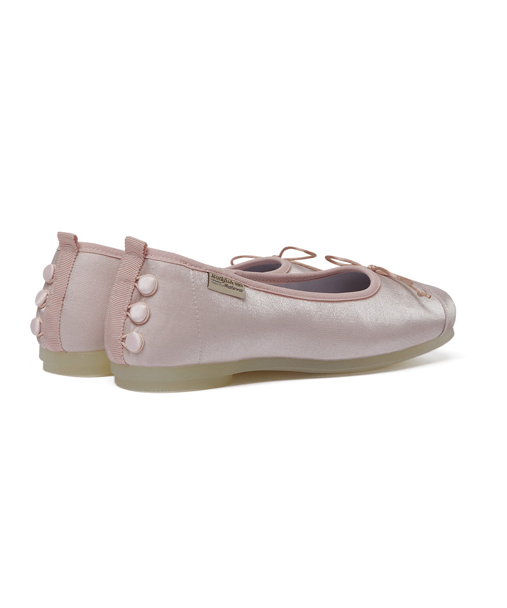 TOE CAP BALLET FLATS - PINK UK3.5(230)