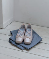 TOE CAP BALLET FLATS - PINK