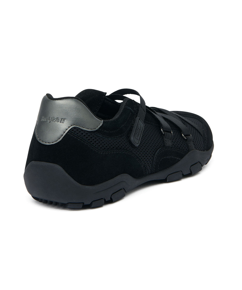 ZANE X-STRAP SNEAKERS - BLACK(BK) UK3.5(230)