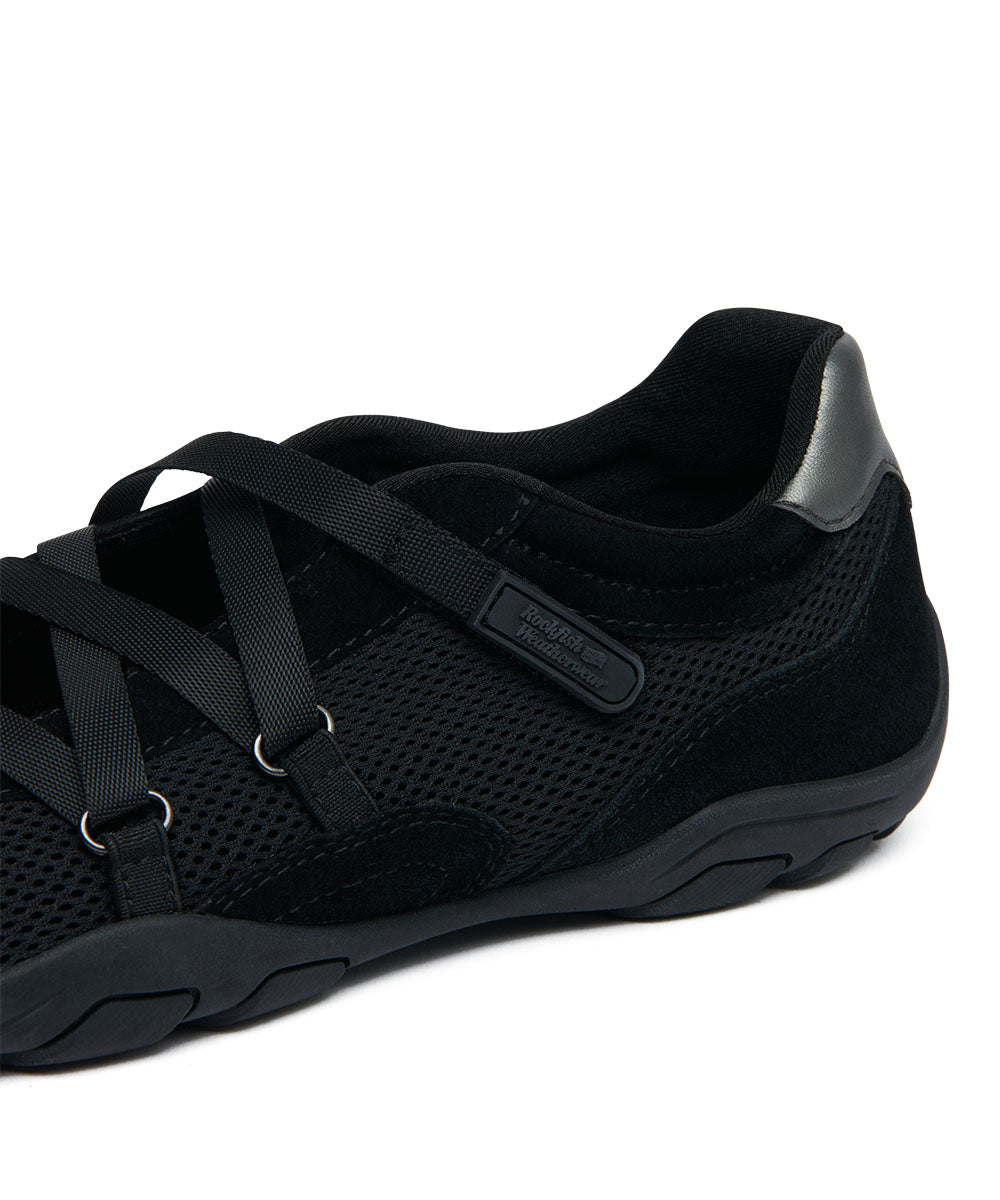 ZANE X-STRAP SNEAKERS - BLACK(BK) UK3.5(230)