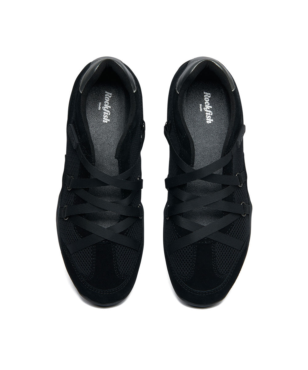 ZANE X-STRAP SNEAKERS - BLACK(BK) UK3.5(230)