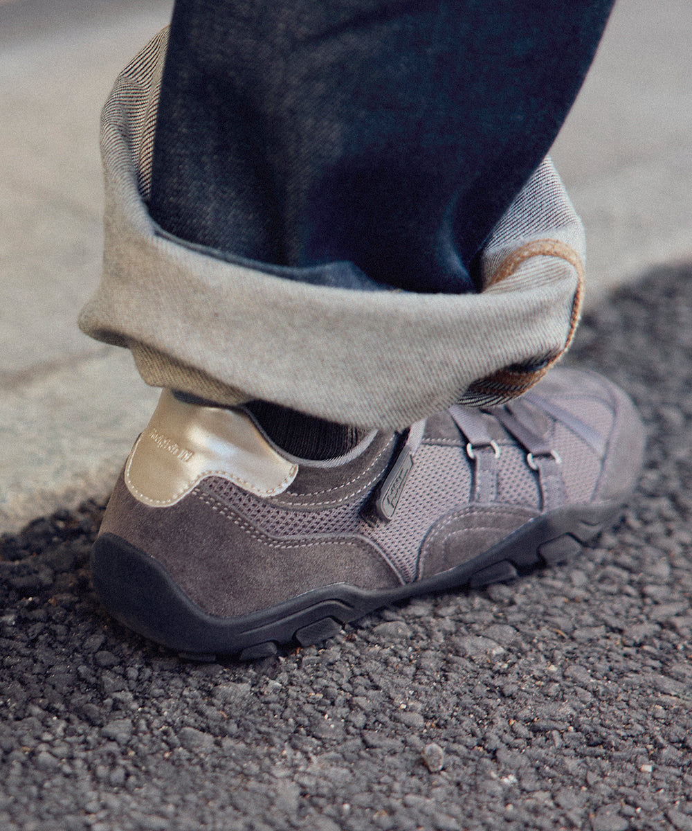 ZANE X-STRAP SNEAKERS - CHARCOAL(CC) UK3.5(230)