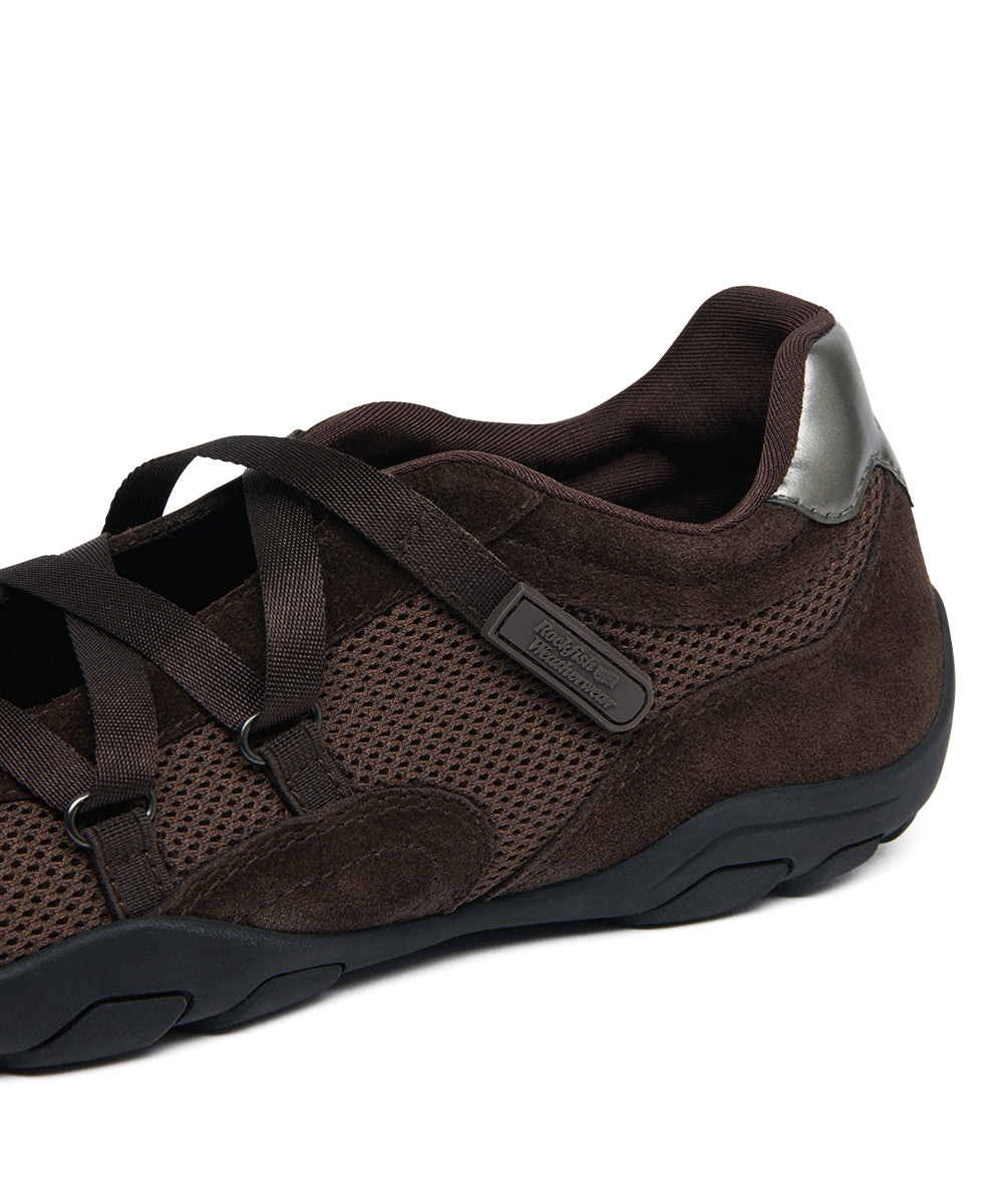 ZANE X-STRAP SNEAKERS - CHOCO(CH) UK3.5(230)